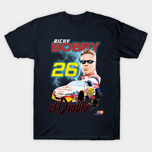 Ricky Bobby El Diablo T-Shirt by chairgatin